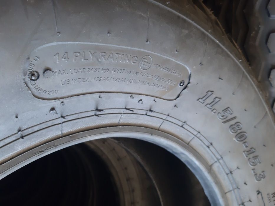 Cauciucuri noi agricole cu 14PR groase rezistente 11.5/80-15.3 livrare