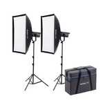 Nanlite FS-300B KIT 2 Lampi LED Bi-Color cu Accesorii