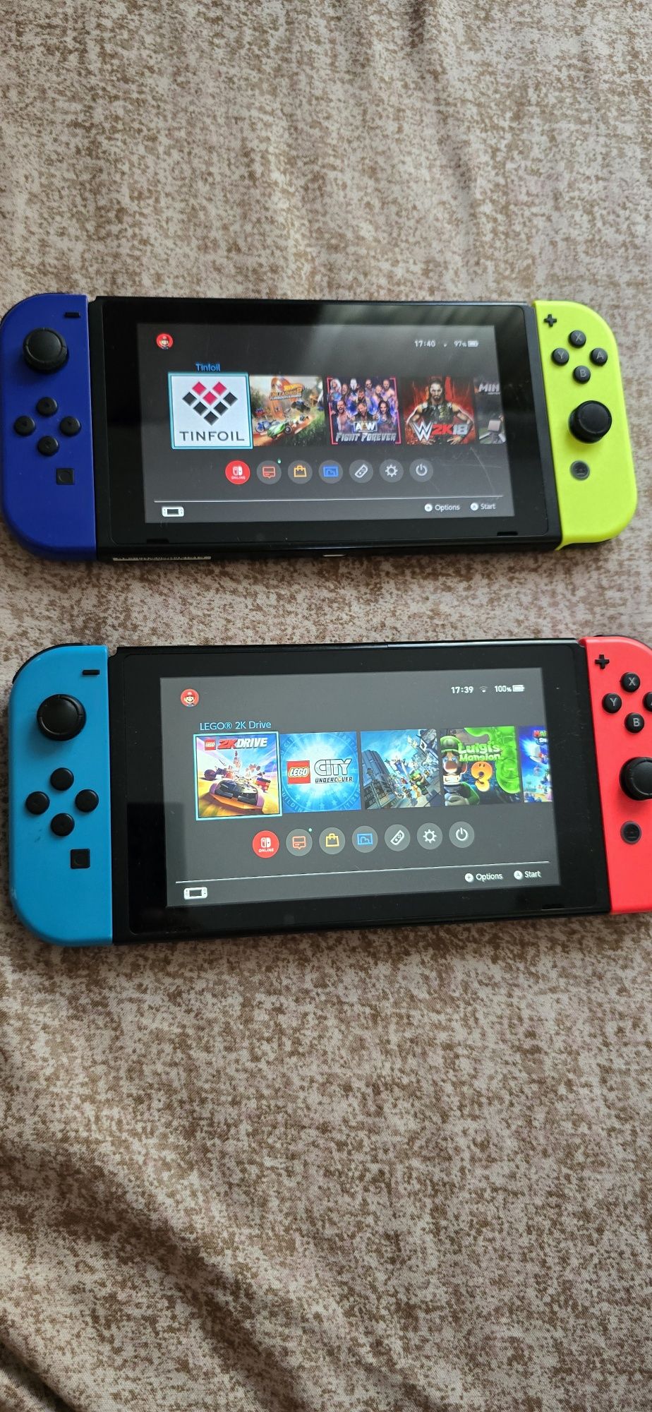 Nintendo Switch Lite Mondat nou card 256gb  instalați orice joc Ninte
