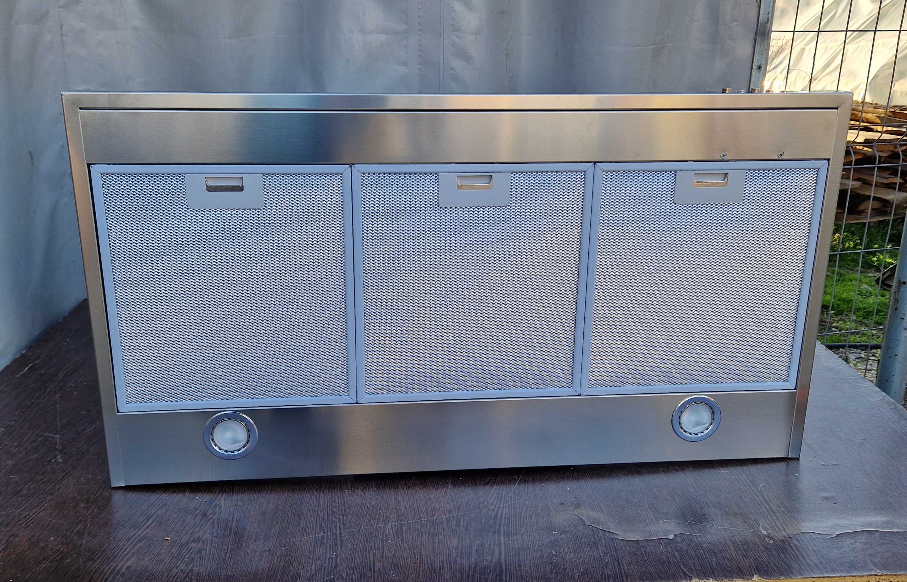 Hota de bucatarie, import Italia, noua, outlet, 90/60/48, inox