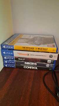 Jocuri PS4 (The Witcher 3, Nioh 2, Far Cry 5, Control, The Division 2]
