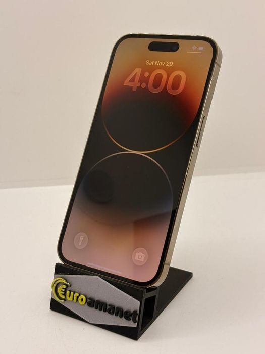 Telefon mobil Apple iPhone 14 Pro, 128GB, 5G, Gold, 81% Baterie  -A-
