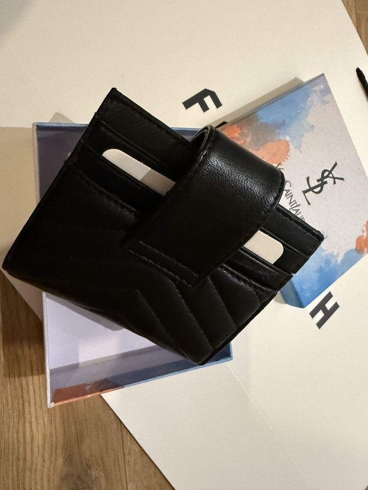 Дамско портмоне естествена кожа Saint Laurent