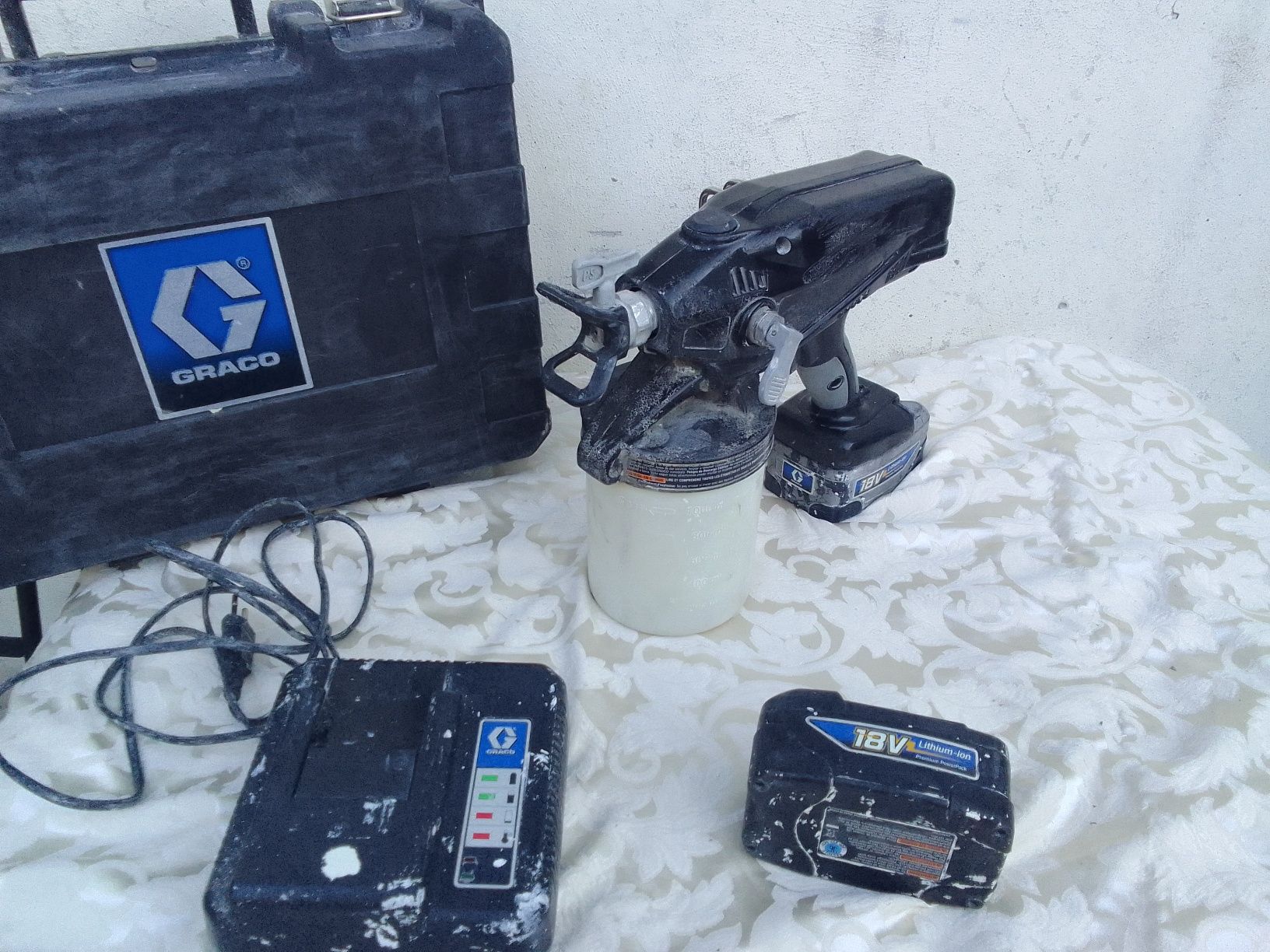 Акумулаторен безвъздушен пистолет Graco 18v li on