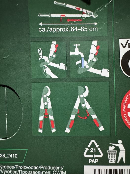 PARKSIDE Телескопична ножица за клони