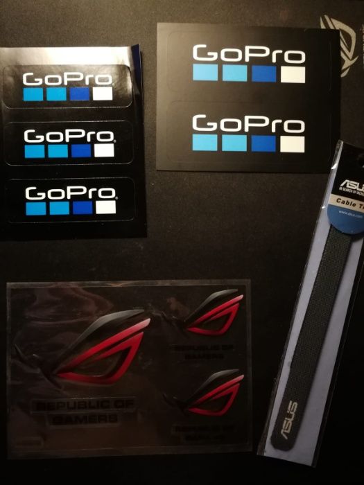 Vand abtibild GoPro , Asus ROG, sticker cabluri, do not disturb sign