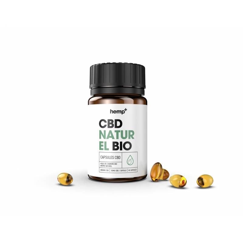 Capsule CBD naturale organice 40 mg Cbd/buc