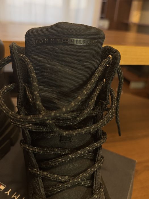 Tommy Hilfiger Водоустойчиви боти с технология Gore-tex, черни, 42