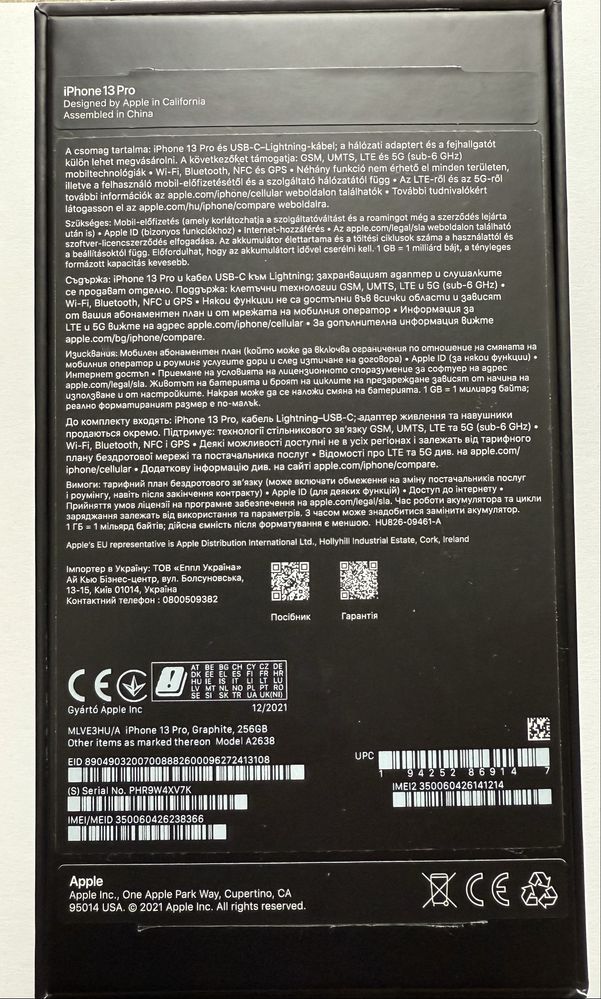iPhone 13 Pro 256GB