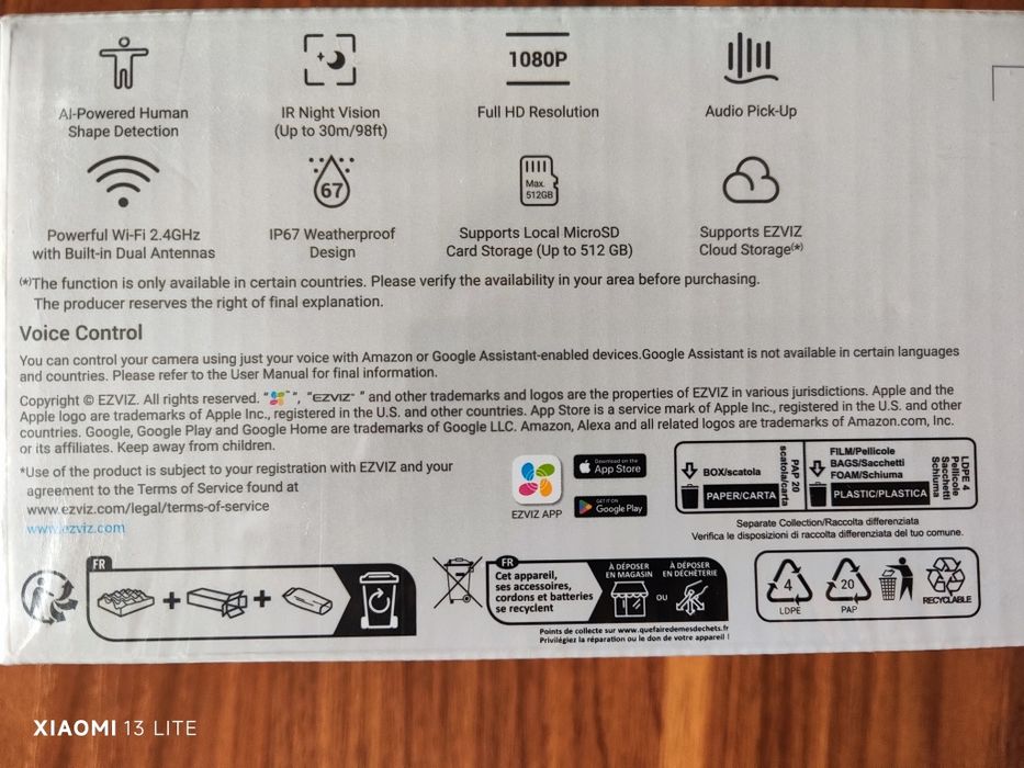 Продаётся новая в упаковке Ip камера Ezviz.