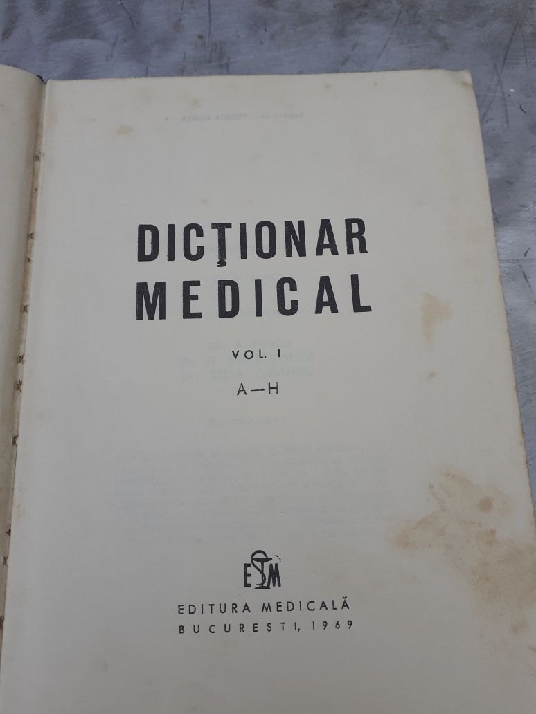 Dictionar medical 1969 Vitange