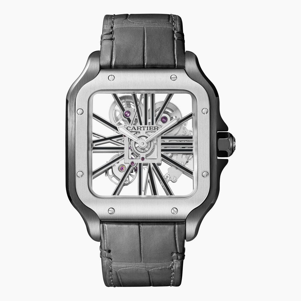 Cartier Santos De Cartier Large skeleton WHSA0027