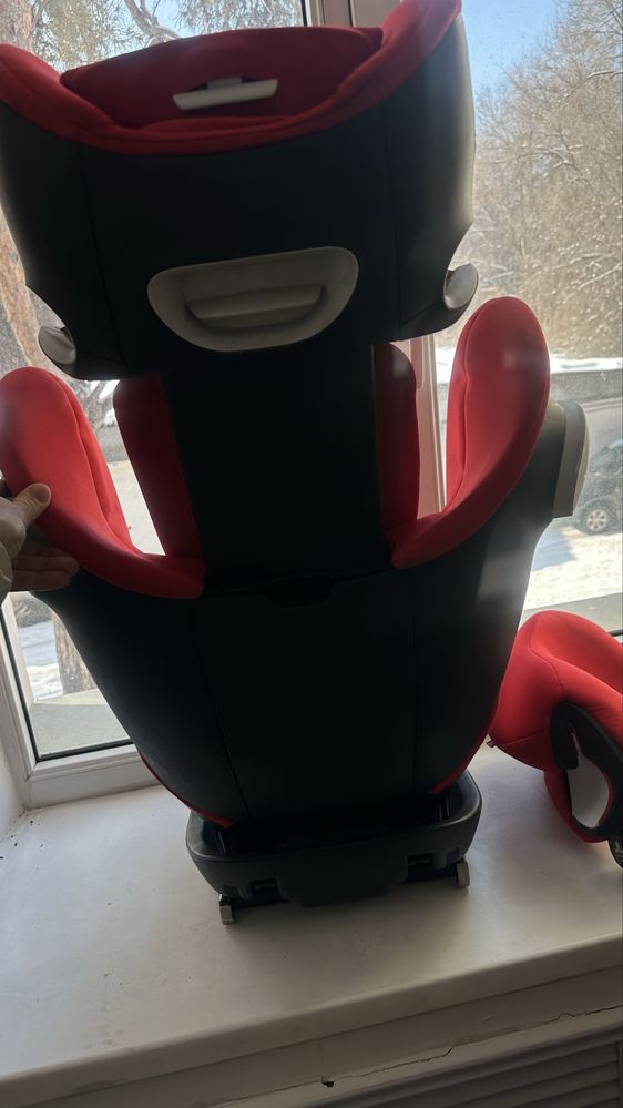 Автокресло Cybex pallas m-fix rebel red 2шт