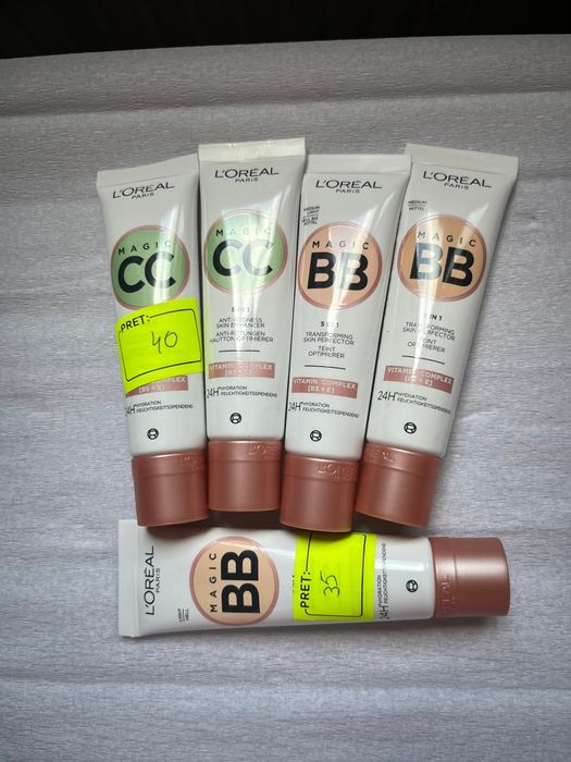 Fond de ten, pudra, consiler, Bb/cc