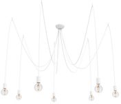 Lustră spider white 9743 Nowodvorski + cadou 8 becuri Philips