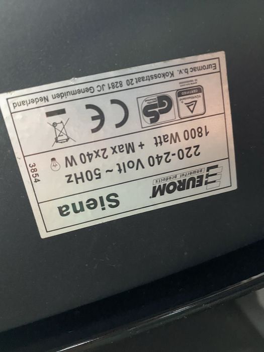 Semineu electric incorporabil  Eurom siena