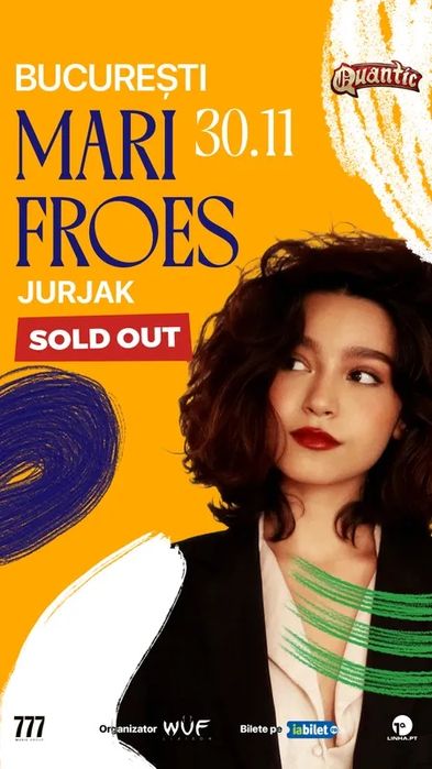 Bilet concert Mari Froes Bucuresti - Quantic Club