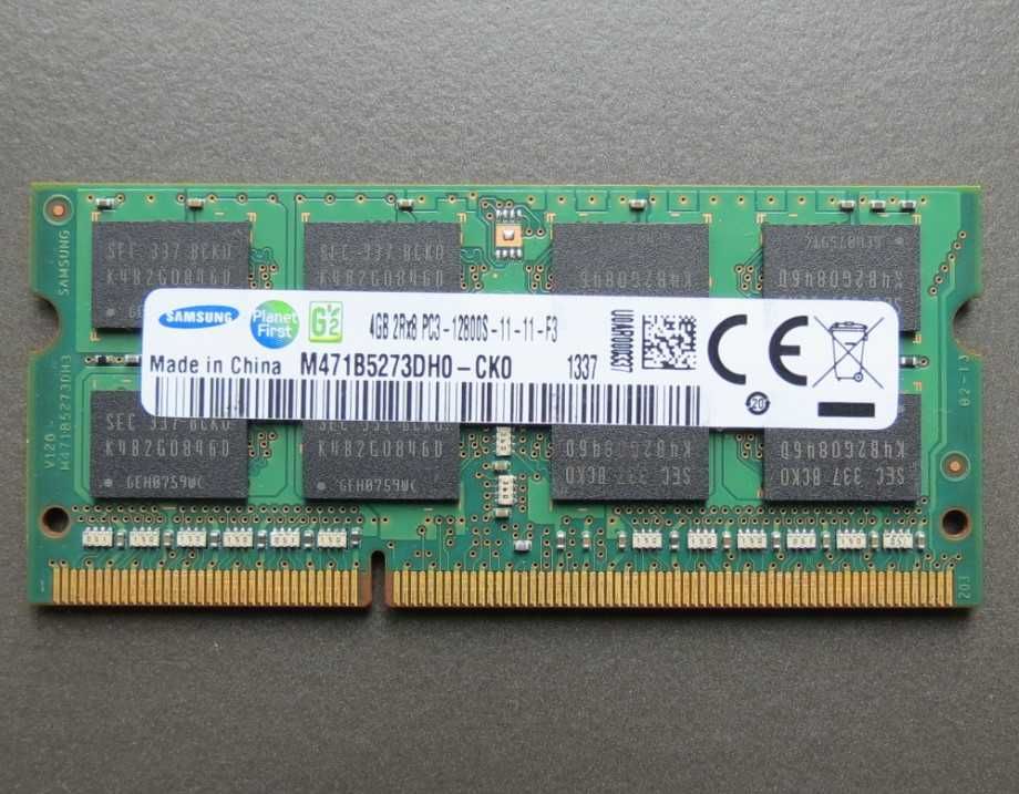 Memorie Laptop Samsung 4GB DDR3 PC3-12800S 1600Mhz CL11 M471B5273DH0