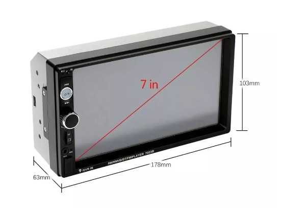 Dvd Auto Player, Usb, Bt, Radio, Mirrorlink, 4x60 W