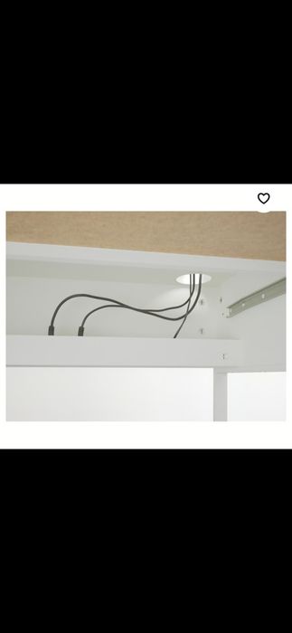 Birou alb Ikea  142x75x50