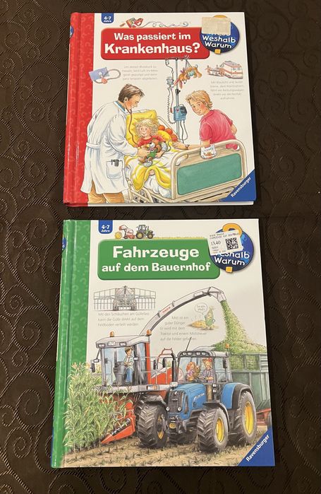 2 carti Ravensburger germana cu clapete