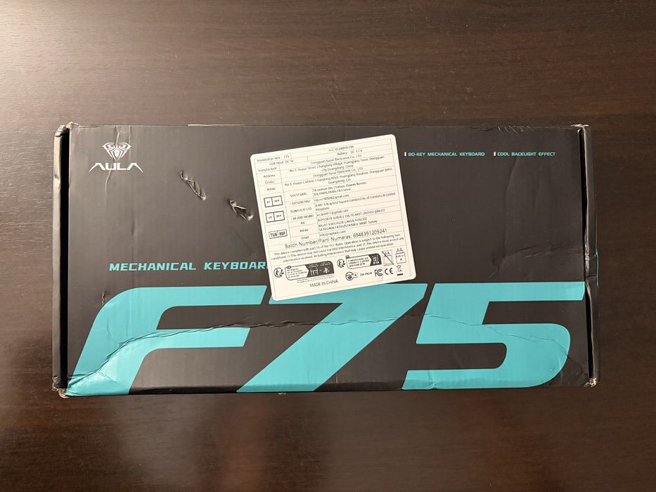 Aula F75 | Tastatura mecanică gaming NOUĂ