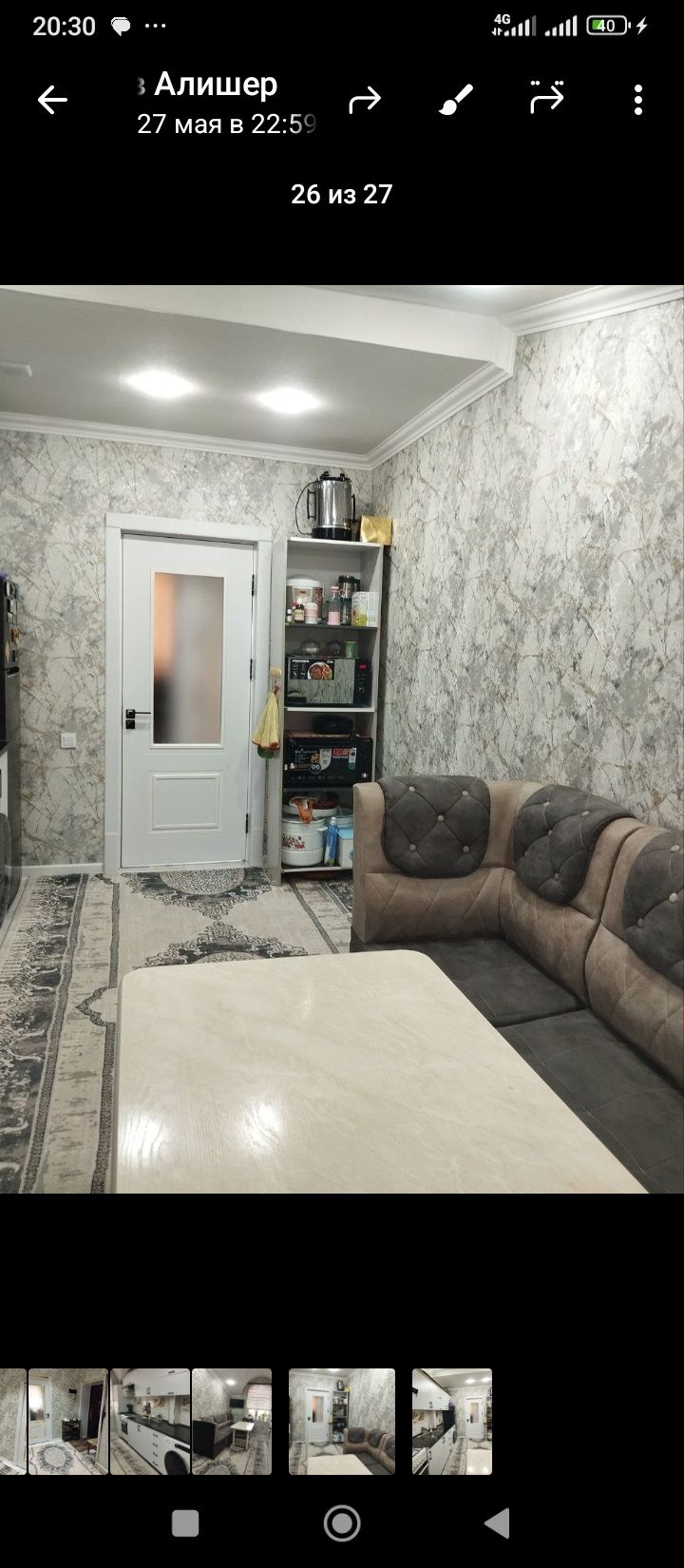 Новостройка 3 хонали квартира сотилади