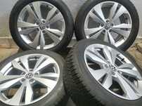 Jante Originale Vw Passat / Tiguan / ID3  R 18 cu anvelope de iarna