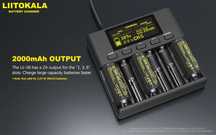 Incarcator LiitoKala lii S6 Smart LCD, 1,2V-4.2V litiu, Ni-MH, LiFePO4