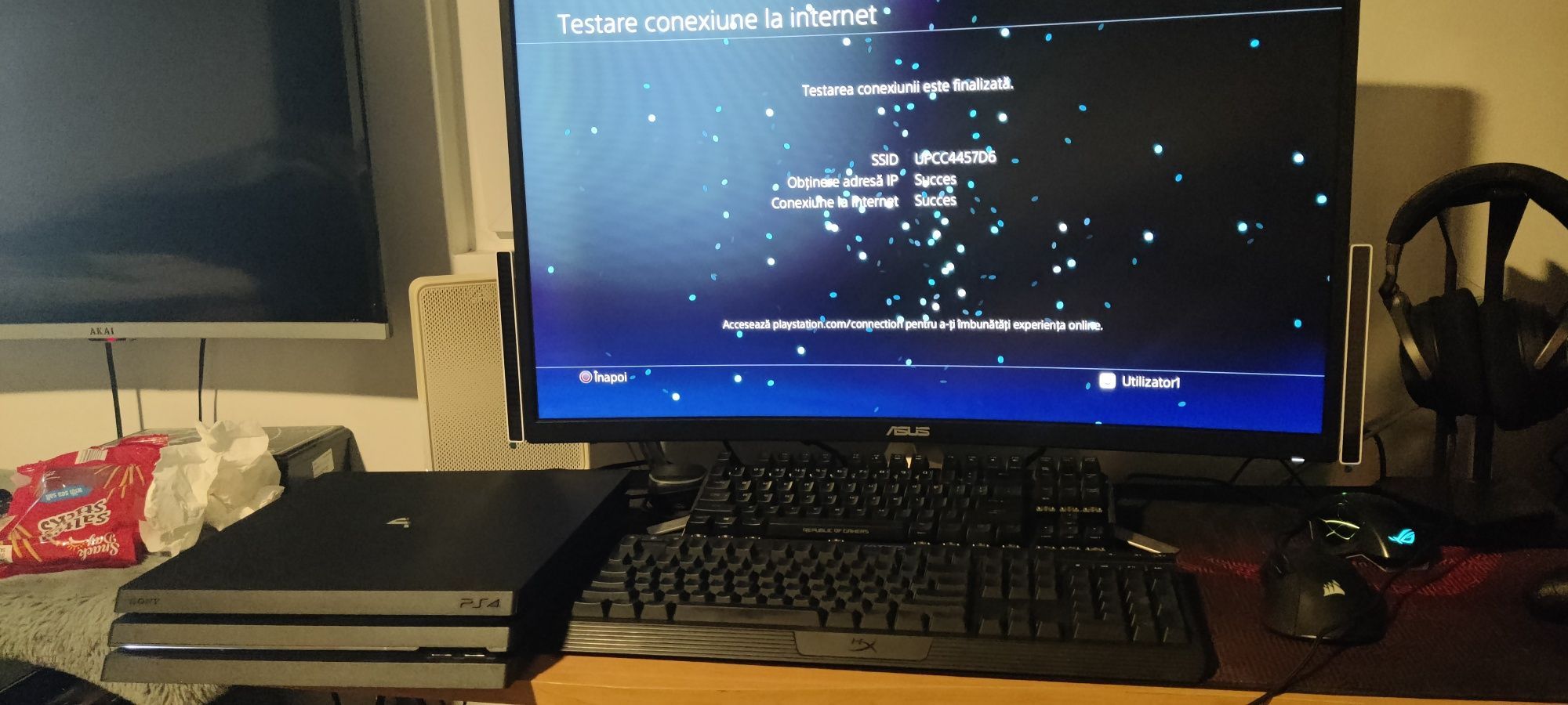 PS4 pro unitatea blue ray defectă