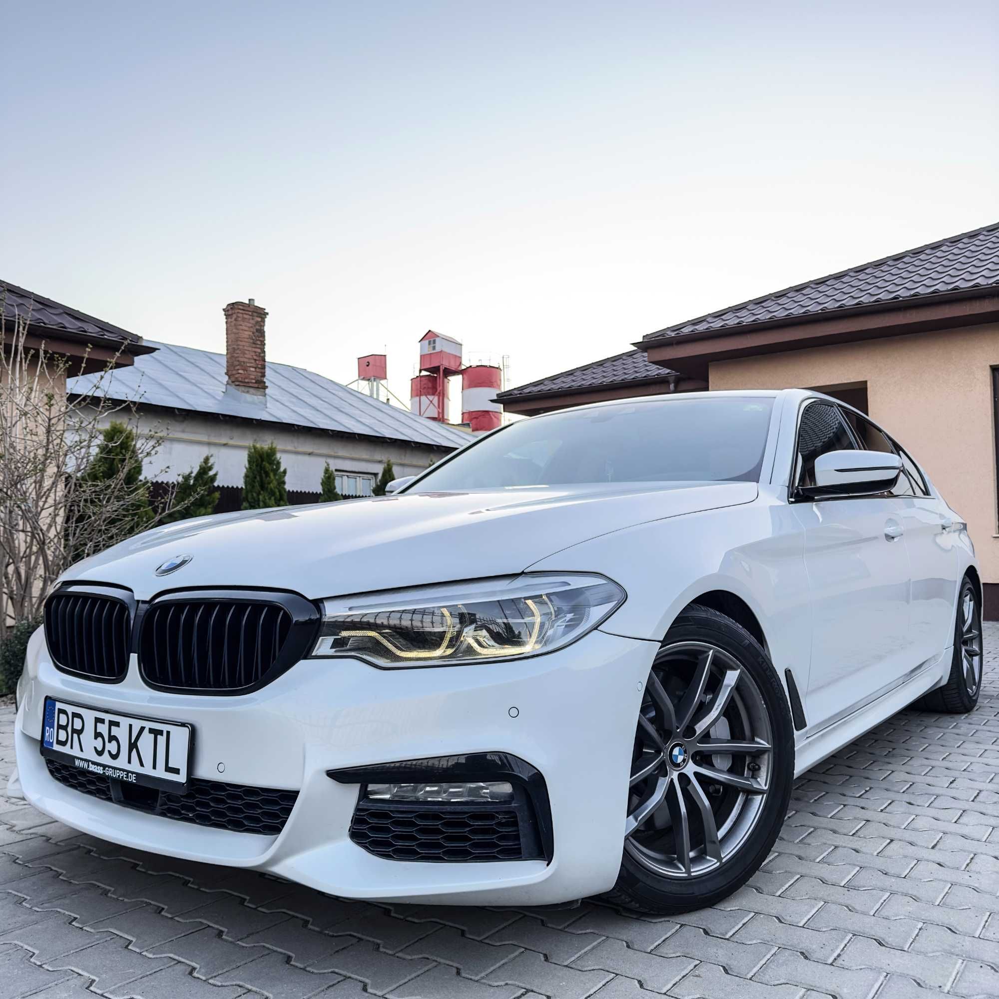 BMW 530D 265CP G30 Motor 3.0 2018, Pachet M, Head Up, Alb perlat