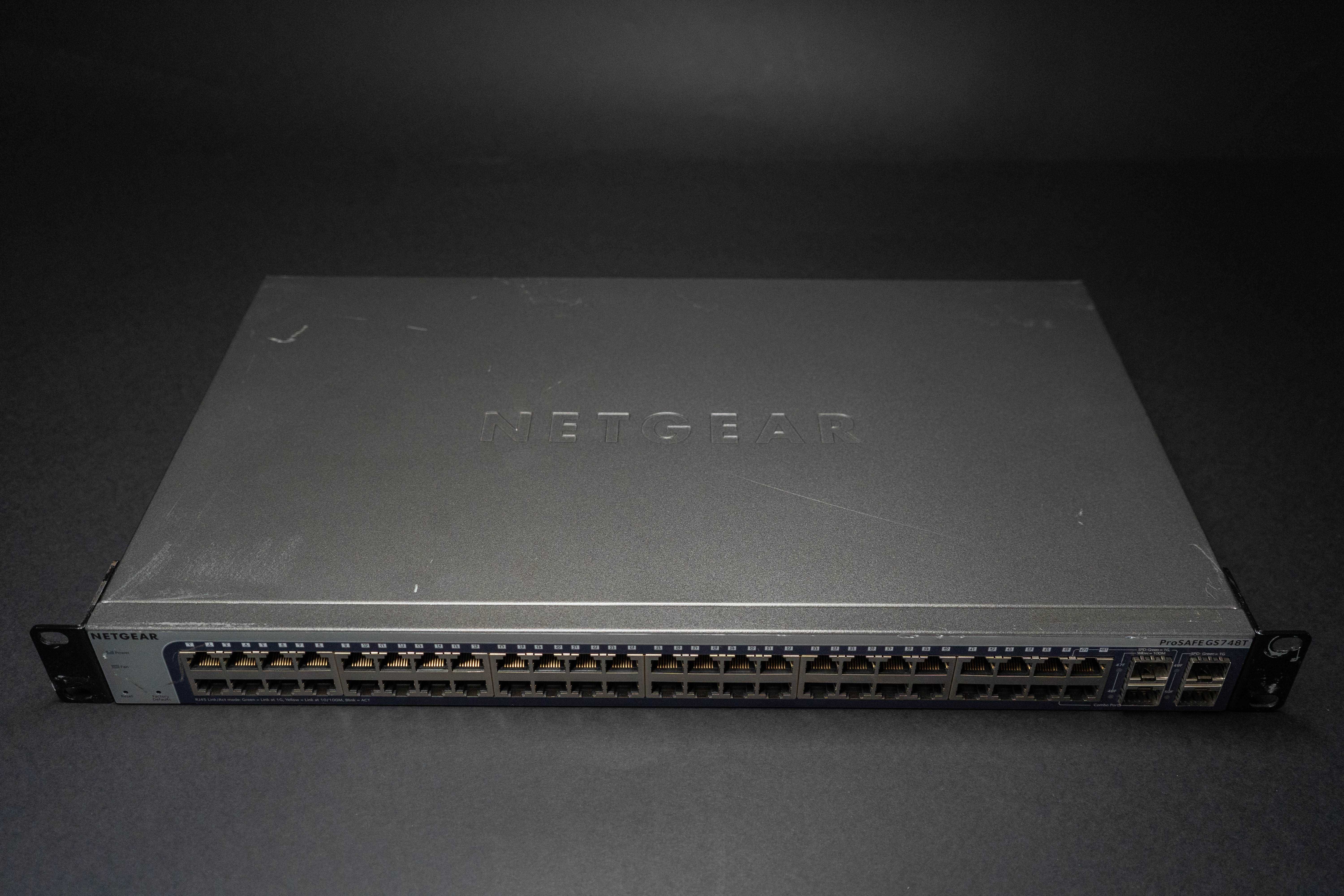 Netgear ProSafe 48-Port Gigabit Smart Switch (GS748T)