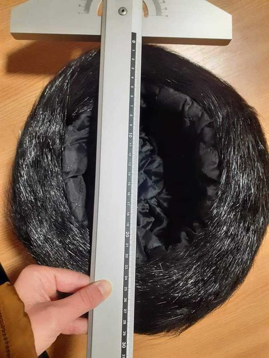 Căciulă groasă neagră, de nutrie transport gratuit easybox