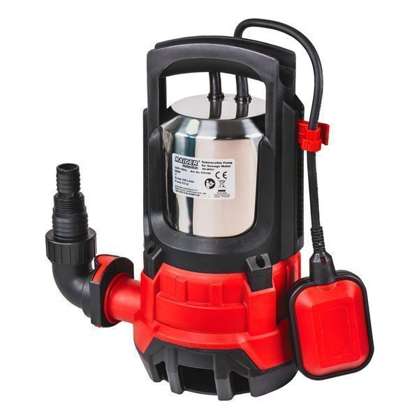 Потопяема помпа за мръсна вода 900w 1" 250 л/мин 8.5 м неръж. стомана