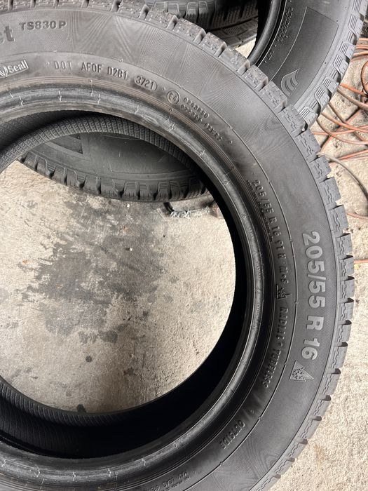 2 anvelope iarna ca NOI 205/55/16 , Continental , 8.5 mm , DOT 2021