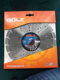 Disc diamantat 30mm (300x20mm)  GOLZ LBA66 pentru BETON/ASFALT/METAL