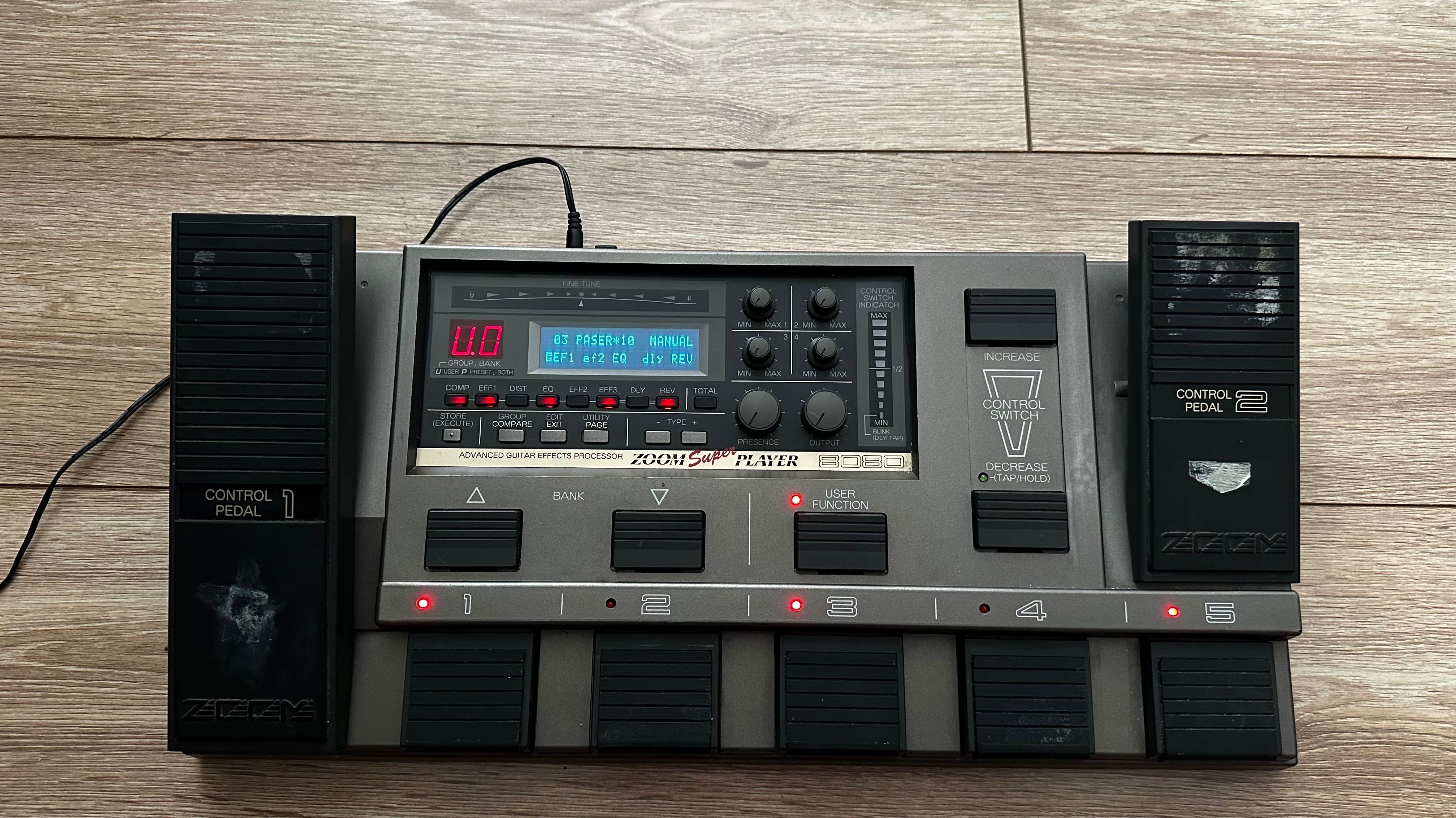 ZOOM 8080 Super Pedala chitara efecte vintage multi chorus reverb EQ