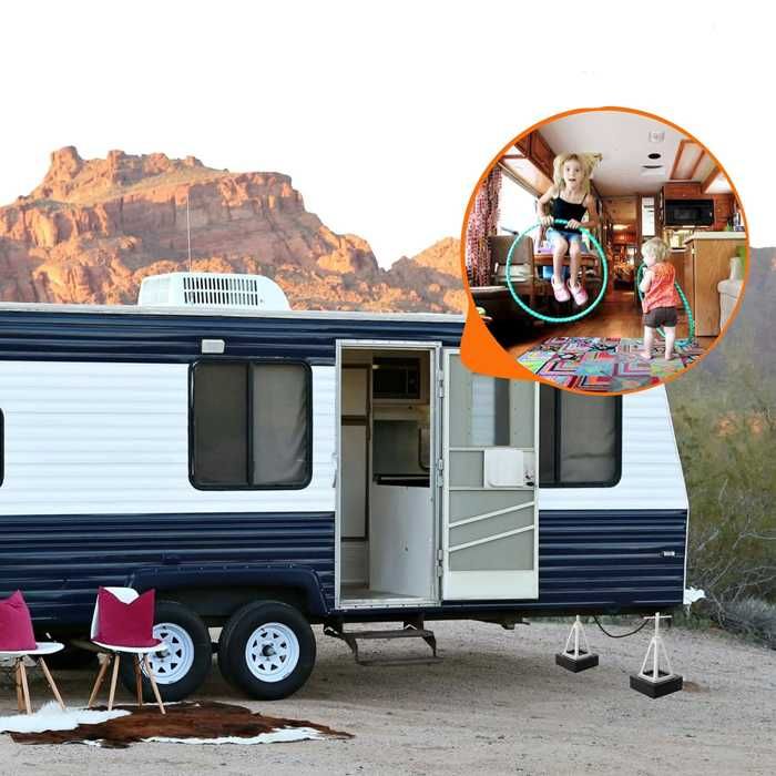 Регулируеми подпори за каравана, ремарке и кемпер – 4 бр. по 1000 кг