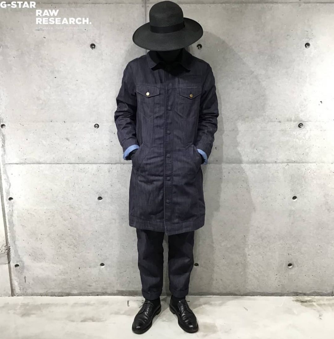 G-Star Research by Aitor Throup GSRR D-Staq Trench Мъжко Деним Яке - М