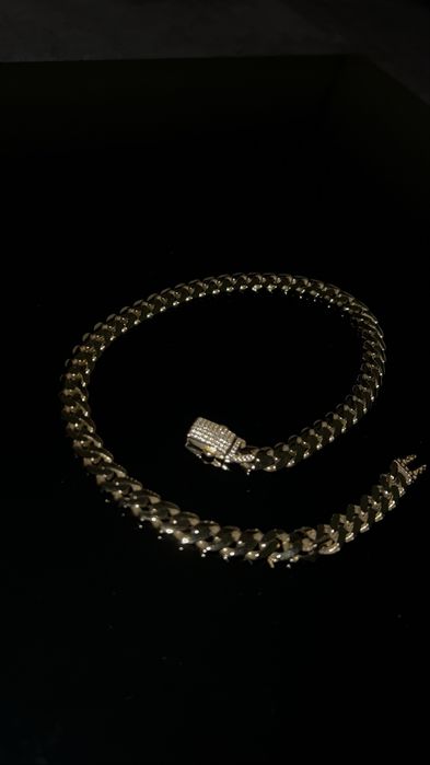 Lant cuban aur 14k | 31 grame