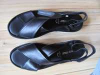 Нови черни дамски сандали MARCO TOZZI ,естествена кожа, номер 41