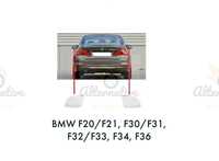 Стъкло за огледало за BMW F20/F21, F30/F31, F34 / БМВ Ф20,Ф21 ,Ф30,Ф31