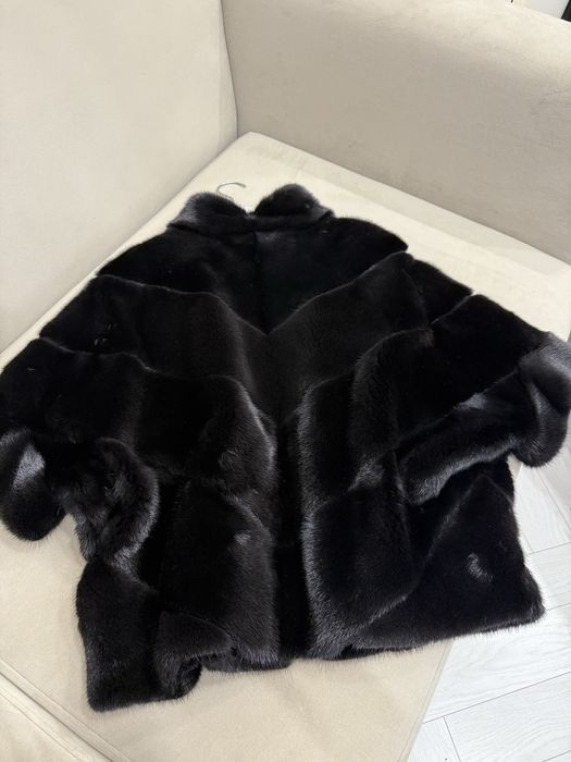 Продам черную норку евро мех