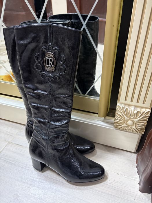 Сапоги чистая кожа фирма LR