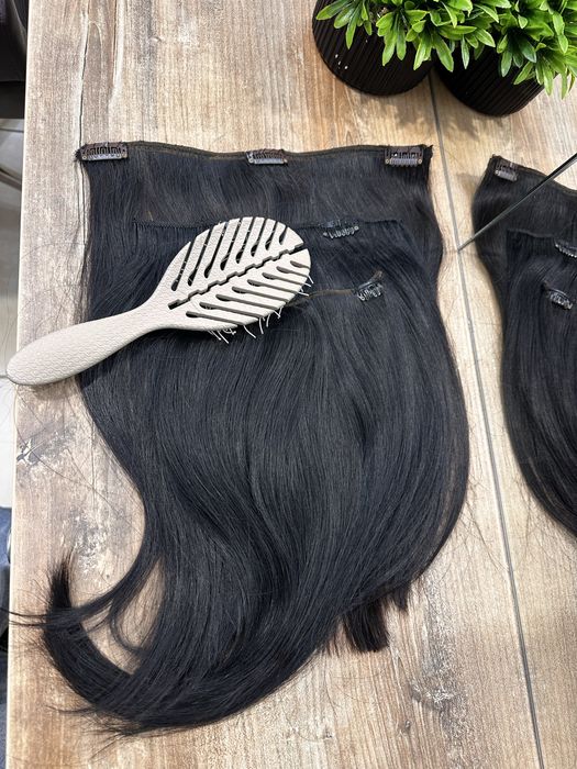 Естествена коса/ права с двойна плътност