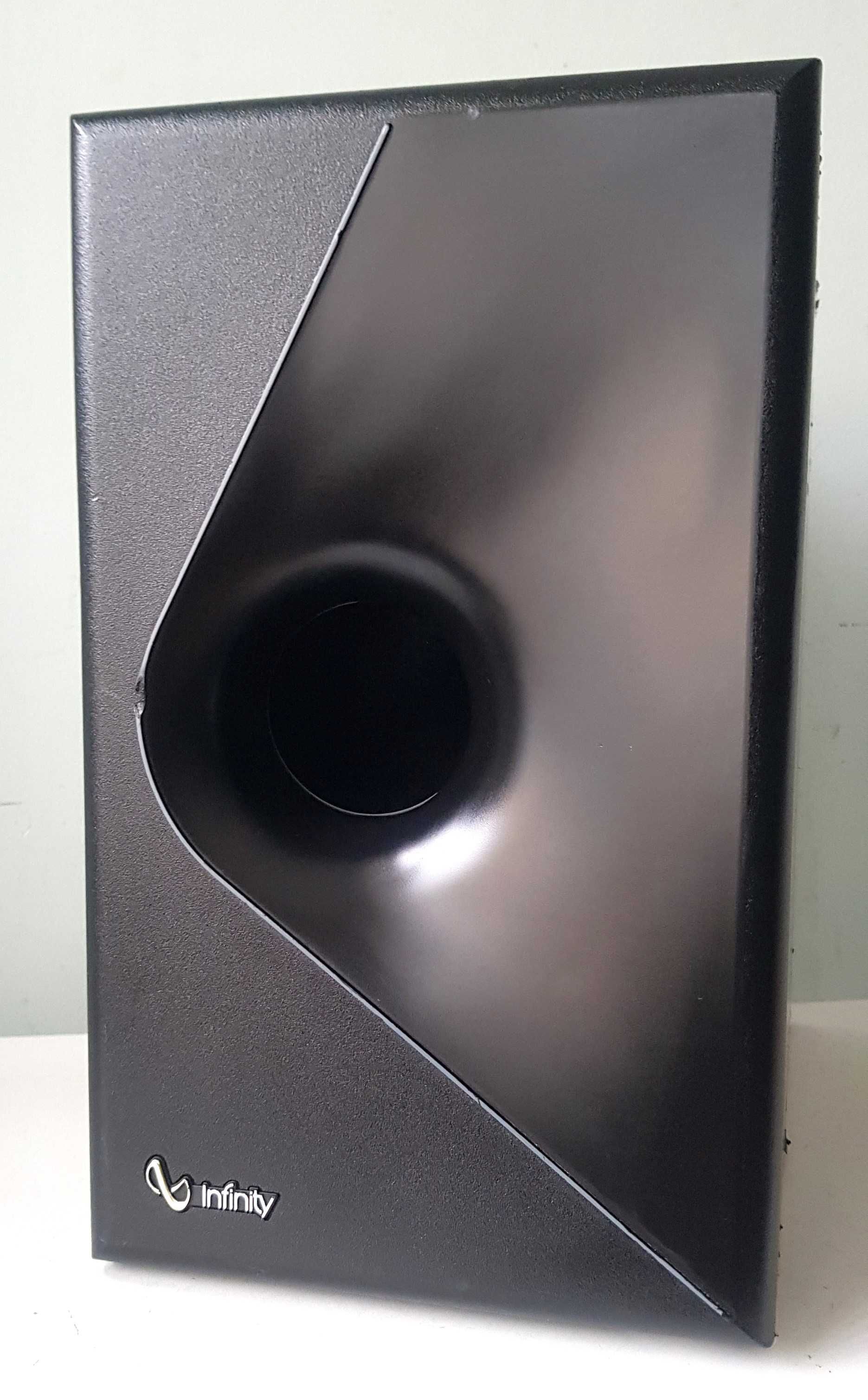 Infinity Bass subwoofer 120W cu 2 difuzoare pentru muzica filme