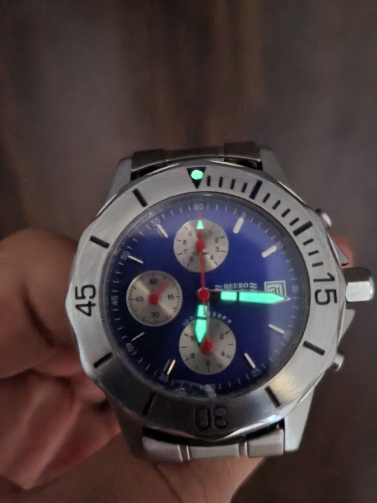 Ceas vintage Heuro Nautic Chrono