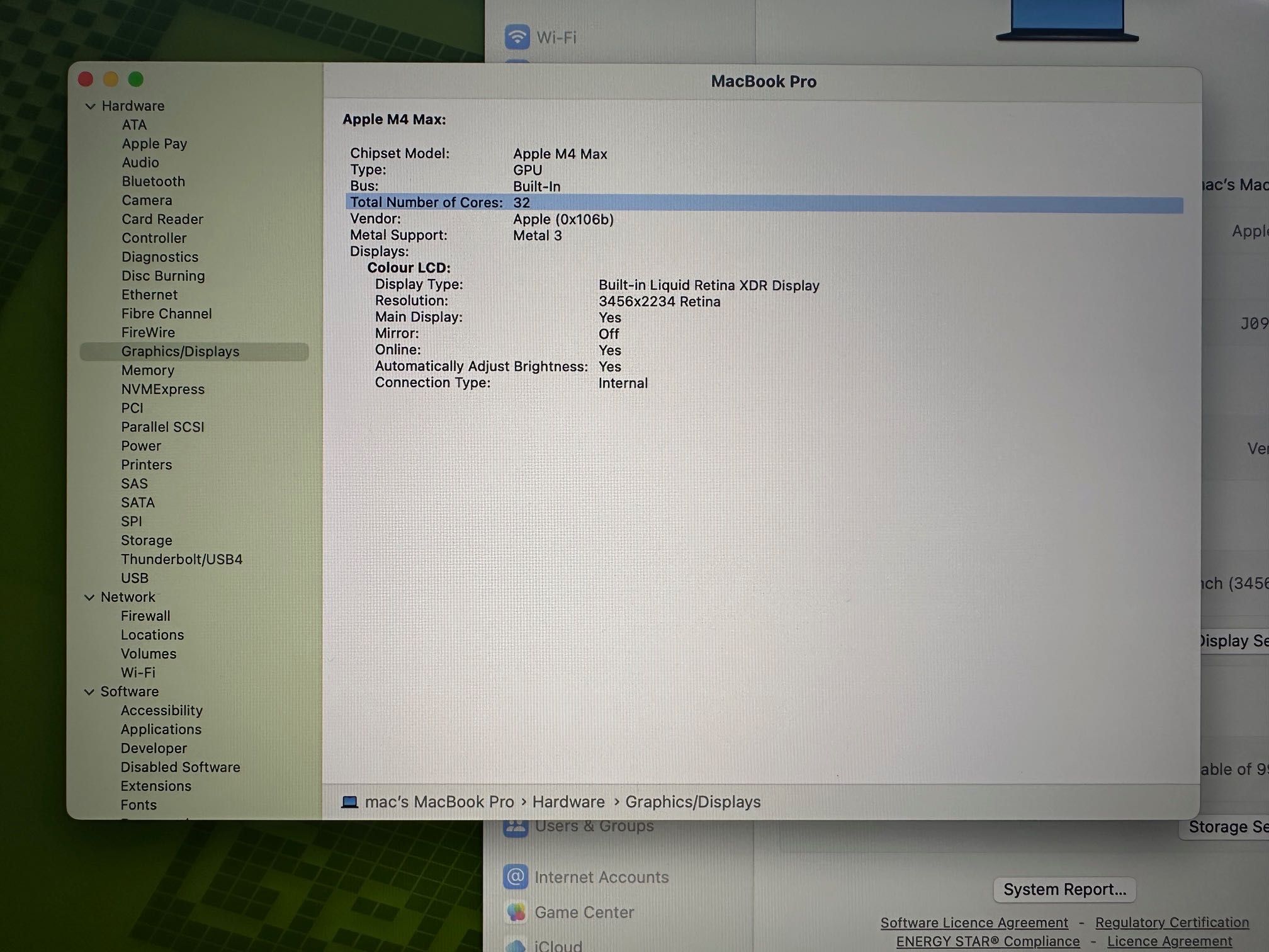 MacBook Pro 16" M4 MAX 14-CPU, 32-GPU, 36GB RAM, 1TB SSD, ГАРАНЦИЯ