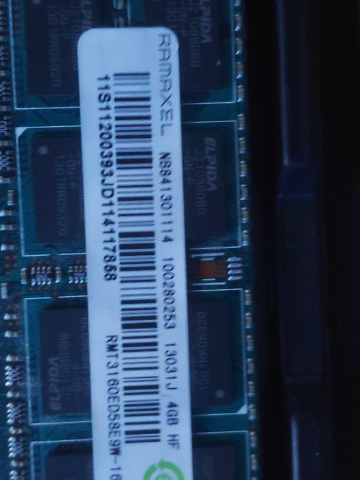 ram ddr3 laptop 2 x 4G 1600