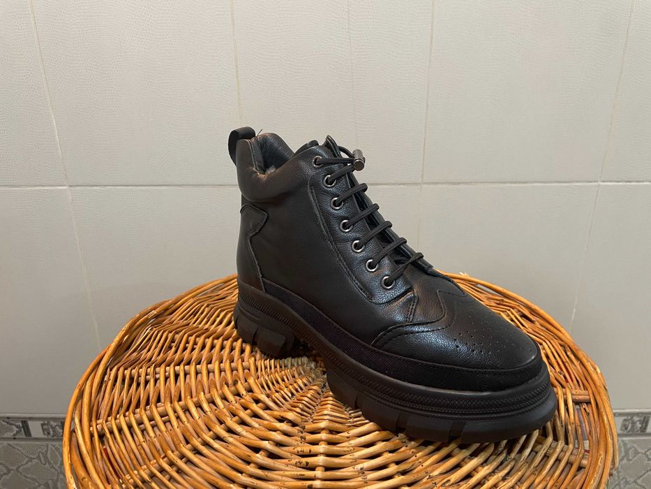 НОВЫЕ | Женские ботинки | Натуральная КОЖА | с мехом - 37,38